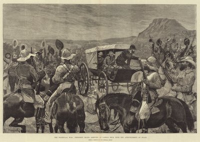 The Transvaal War, President Brand Arriving at Laing